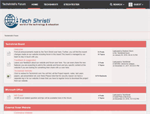 Tablet Screenshot of forum.techshristi.com